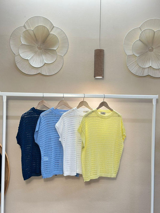 Amalfi Knit Top – Breathable Everyday Elegance